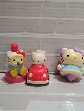Hello Kitty Inspired Pink and Red Kids Toy Set - 3-Piece